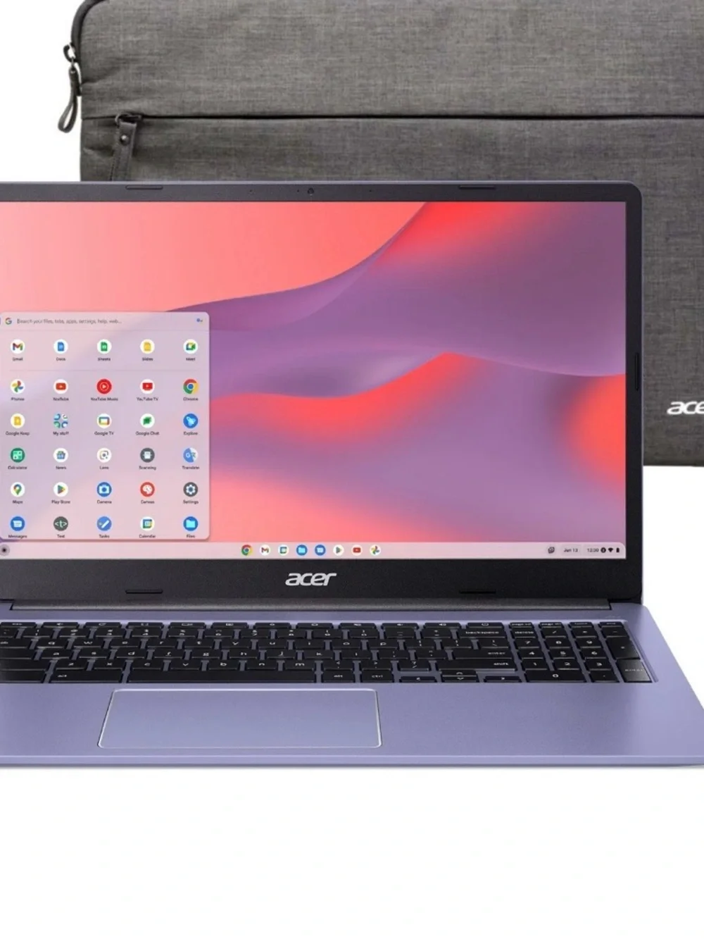 Acer Lavender Chromebook with Black Keyboard